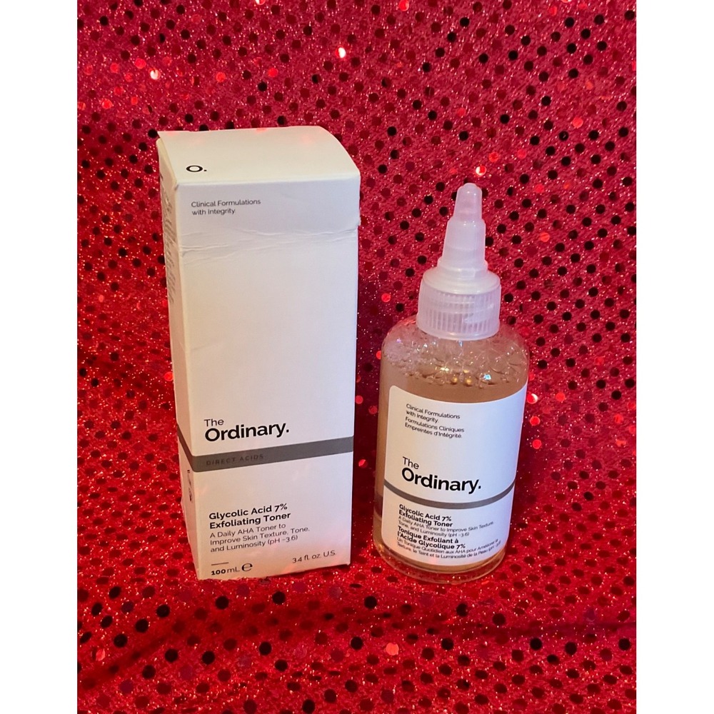 NEW IN BOX ORDINARY EXFOLIATING TONER 7% Glycolic Acid Texture, Tone
